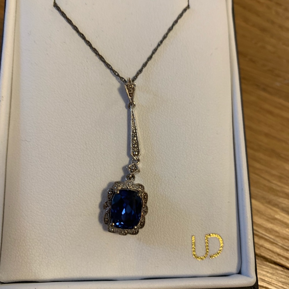 Blue necklace
